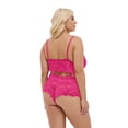 thumbnail image 3 of MINTREUS Lingerie for Women Lace Pajamas Lingerie Set High Waist Sleepwear Bra and Panty 2 Piece Nightwear S-2XL, 3 of 5