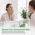 thumbnail image 6 of Facial Wax Strips 20 Count, Hypoallergenic Natural Cold Wax Hair Removal Kit with 10 Post-Wax Wipes for Women Face Eyebrow Lip Chin.(2Pcs), 6 of 7