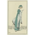 thumbnail image 2 of Anonymous 10x14 Gold Ornate Wood Frame and Double Matted Museum Art Print Titled - Velvet Toque Dress (1912), 2 of 4