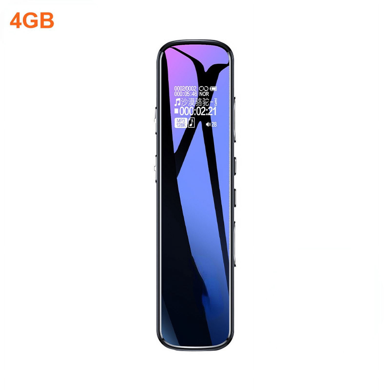 Digital Voice Recorder with Password Protection, Portable MP3 Player