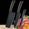 thumbnail image 2 of High-quality set of three knives, ergonomically designed handles, stainless steel blades, easy to clean, an ideal gift for cooking enthusiasts, chefs, or home cooks., 2 of 7