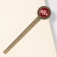 thumbnail image 4 of Christmas Lace Bookmark in Antique Bronze: a Thoughtful Gift for Book Lovers and Readers, 4 of 5
