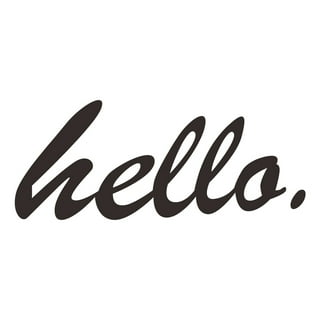 Hello Hobby 0.75 Letter Stencil (30 Pieces) 