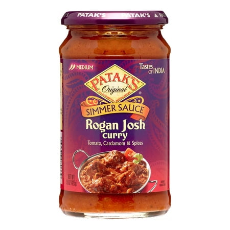 Patak's Tastes Of India Simmer Sauce, Rogan Josh Curry, (Best Taste Of India)