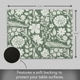 thumbnail image 3 of Luxurious Flower Fest Vegan Leather Placemats 4 Pack Look and Feel of Genuine Leather Infused with Copper, 3 of 6