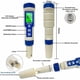 thumbnail image 2 of Medidor de pH electrónico 5 en 1 con TDS, CE, salinidad, temperatura, pH, comprobador multiparámetro, resistente al agua IP67, medidor de pH de agua de alta precisión, compensación, 2 of 5