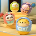 thumbnail image 1 of Mini Cartoon Tumbler Super Cute Animals Shape Desktop Toy Home Ornament(Parrot), 1 of 8