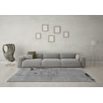 thumbnail image 3 of Ahgly Company Indoor Round Abstract Gray Modern Area Rugs, 6' Round, 3 of 4