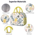 thumbnail image 4 of Lunch Bag Lunch Box for Women Reusable Insulated Lunch Bags,Water-Resistant Pineapple Pattern Cooler Lunch Tote Bag, Large Capacity for Work Travel Picnic, 4 of 6