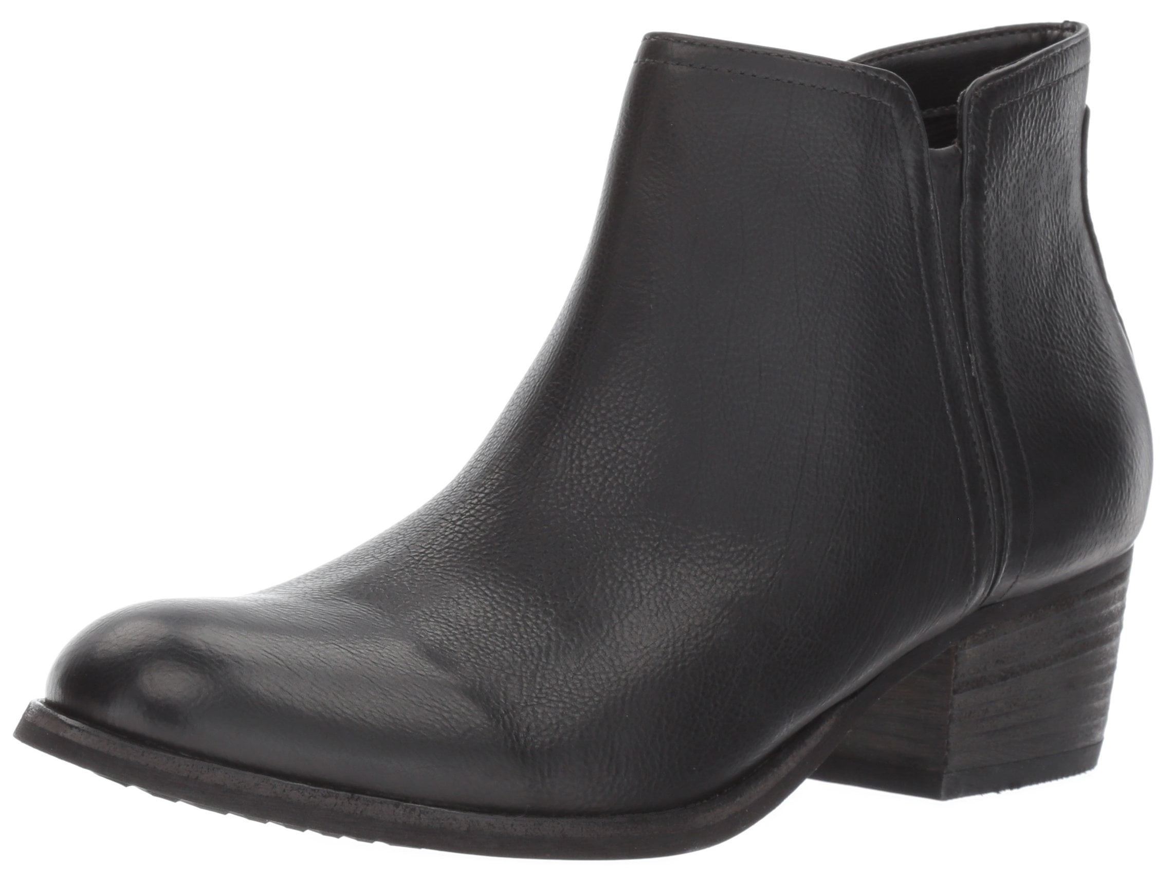 Clarks 26129486: Women's Maypearl Ramie Black Leather Ankle Bootie (8.5 ...