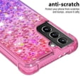 thumbnail image 3 of Funda para Samsung Galaxy S21 Plus 5G Transparente con Brillos Carcasa Protectora Antigolpes con Glitter Brillante, 3 of 5