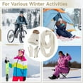 thumbnail image 7 of Womens Winter Hat Scarf Glove Set Warm Knitted Beanie Hat with Velvet Lining Loop Scarf Touchscreen Gloves for Women, 7 of 7