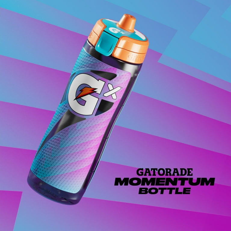 Lot De 2 Bouteilles Gatorade GX Performance 64 Oz - Style Marbre Rose Et Bleu, Sans BPA, Idéal Pour Le Sport
