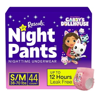 Rascals Absorbent Boys Nighttime Bedwetting Underwear, Teenage
