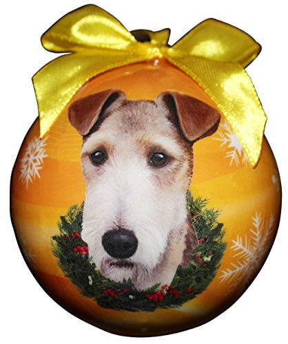 Rat Terrier Christmas Ornament Shatter Proof Ball Easy To Personalize A Perfect Gift For Rat Terrier Lovers