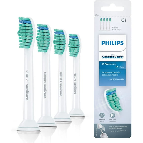 Cabezales para cepillos de dientes Philips Sonicare Pro Results x4, color blanco