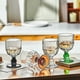 thumbnail image 2 of 200 ml Retro Crystal Glass, Beaded Wine Glass, Cup, Cocktail Whiskey Glass, for Home, Cold Drink, Juice, Transparent Green Cup, 2 of 5