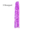 thumbnail image 1 of Guirnalda de flores artificiales, simulación de banquete de boda, ratán floral, plástico, vid de flores falsas, púrpura Vogacara HA7943-03B, 1 of 6