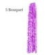 thumbnail image 1 of Guirnalda de flores artificiales, simulación de banquete de boda, ratán floral, plástico, vid de flores falsas, púrpura Speravity HA7943-03B, 1 of 6