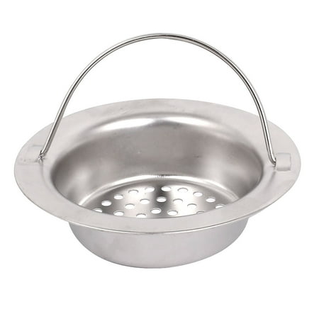 Kitchen Bathroom Metal Mesh Hole Design Sink Strainer Basket Drain Kitchen Bathroom Metal Mesh Hole Design Sink Strainer Basket Drain Bathtub Net W Handle For Home