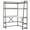 Oak, variant on Furniture of America Narvay Metal Corner Writing Desk with USB in Brown