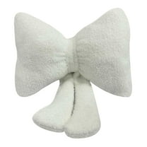 Bowknot Throw Pillows Bow Decorative Pillow Aesthetic Home Decor Knot Plush Pillows Soft Seat Cushions Cute Throw Pillow for Bed, Couch, Sofa, Living Room, Girls Room Decor