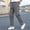 #Dark Gray, variant on DPTALR Men's Solid Color Pleated Draped Versatile Straight Leg Casual Trousers,Navy,Big and Tall Men L