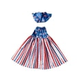 thumbnail image 2 of HaCpiu Striped Stars Porch Goose, 17" Easter Royal Blue Porch Goose Clothes with Top Hat, Gooses Statue Clothes for Spring Lawn Outdoor Decorations, 2 of 6