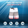 thumbnail image 5 of Beautiful Giant Polyester Trendy Men's Swim Trunks Quick Dry Board Shorts No Liner, 5 of 5