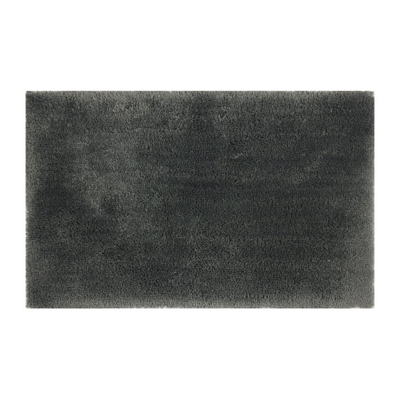 Mineral Spring Brookside Bath Tufted Polyester Bath Rug, Grey Eclipse, 20" x 32"