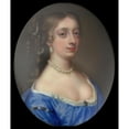 thumbnail image 2 of Christian Friedrich Zincke 20x23 Gold Ornate Framed and Double Matted Museum Art Print Titled - A Young Lady Called Henrietta Boyle, 2 of 4