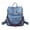 Blue, variant on -Women's Fashion Retro Large Capacity PU Backpack-