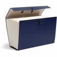 thumbnail image 2 of Smead Portable Expanding File Box, 19 Pockets, Alphabetic (A-Z) and Subject Labels, Legal, Blue (70806), 2 of 5