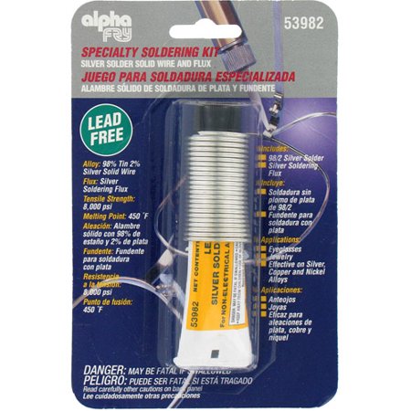Alpha Fry AM53982 Lead-Free Silver Solder and Flux Kit