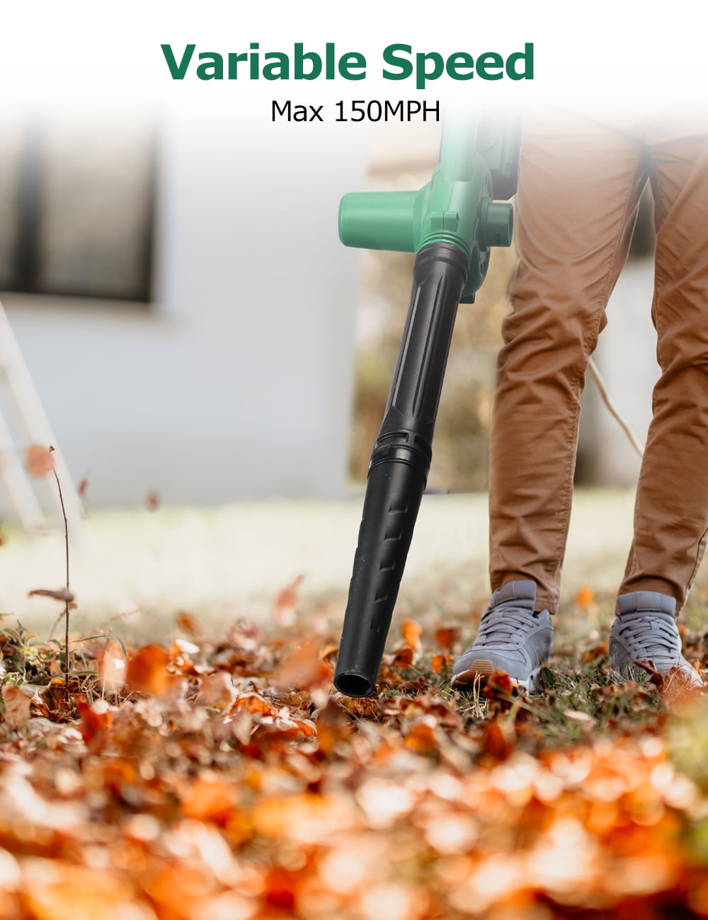 KIMO Cordless Leaf Blower 20V Leaf Vacuum 150CFM