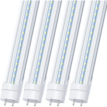 

T8 4FT LED Light Tube BiPin 22W 6000K Remove Ballast Dual-End Power 25Pack