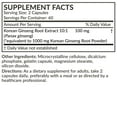 thumbnail image 6 of Futurebiotics Korean Panax Ginseng 1000 MG Per Serving Energy, Memory & Brain Health Support, Non-GMO, 120 Capsules, 6 of 7