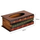thumbnail image 5 of Wdftyju Caja de pañuelos con forma de libro de madera Retro caja de almacenamiento de soporte de papel de servilleta rectangular Wdftyju 2gc7pm7sw2kq8px3D01, 5 of 5