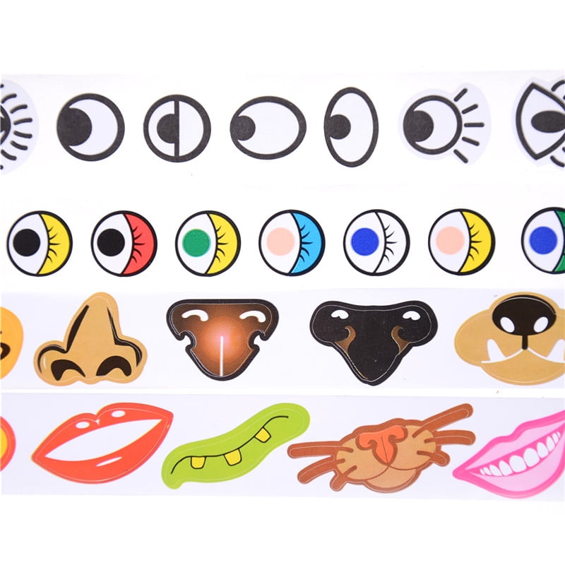 Children's Mouth Eye Sticker, Eye Mouths Stickers Crafts