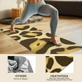 thumbnail image 4 of Gold and Brown Of Leopard Print Hot Yoga Mat Towel Non Slip for Hot Yoga - Quick-Drying Yoga Mat Cover with 4 Corner Pockets with Travel Bag - Hot Yoga Towel Non Slip 70"x26", 4 of 6