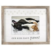 Malden OUR KIDS HAVE paws! Pet Rustic Border Picture Frame