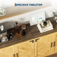 thumbnail image 3 of Table Console Moderne Yiwa, Buffet en Bois de 31,5 Pouces avec Tablettes Ajustables et Rangement pour Salle à Manger Ou Entrée, 3 of 7