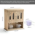 thumbnail image 3 of Wall-Mounted Scent Booster Beads Dispenser, Laundry Powder Laundry Room Organization and Storage, Rustic Brown, 3 of 5