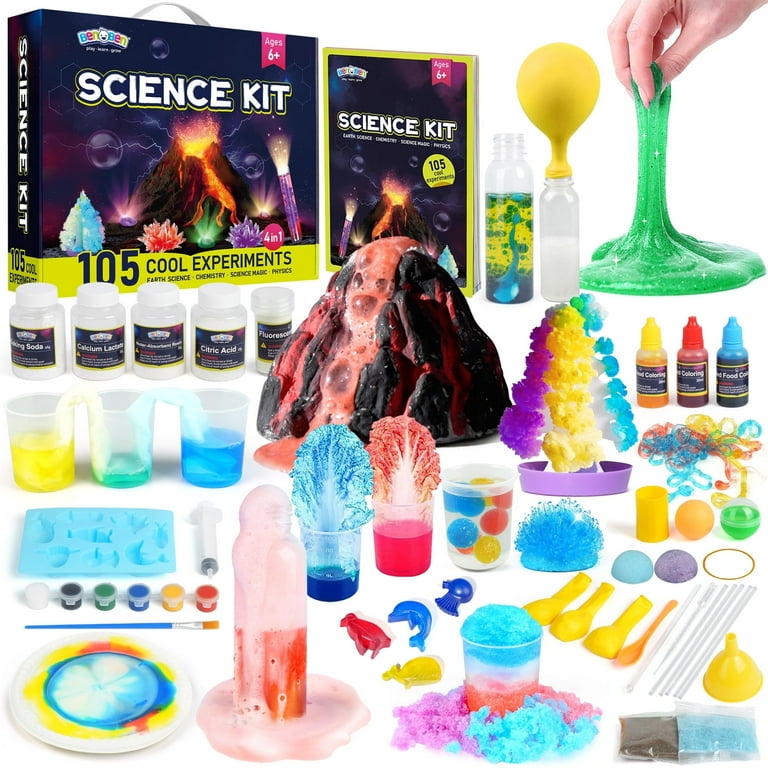 BenBen Science Kit for Kids, 105 Lab Experiments, STEM Educational