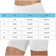 thumbnail image 6 of cocolona Womens Biker Shorts with Pockets Stretchy Yoga Leggings Gym Running Workout Yoga Shorts White S-2XL, 6 of 7