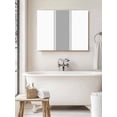 thumbnail image 6 of Gray Solid Color Texture Wall Art for Living Room, Canvas Picture Wall Decor for Bathroom Bedroom, Simple Grey Stripes Painting Artwork for Office Kitchen Hallway Dining Room Home Decorations 16"x20", 6 of 8