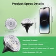 thumbnail image 4 of BLITZWILL Solar Ground Lights Outdoor, 12 Pack Bright LED Solar Pathway Lights Waterproof for Landscape Decoration, Deck Lighting for Garden Walkway Driveway (Warm White), 4 of 8