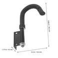 thumbnail image 2 of SHOWERORO 2Pcs Convenient Black Ladder Hooks for Roofing Heavy Duty Outdoor Ladder Stabilizer, 2 of 8