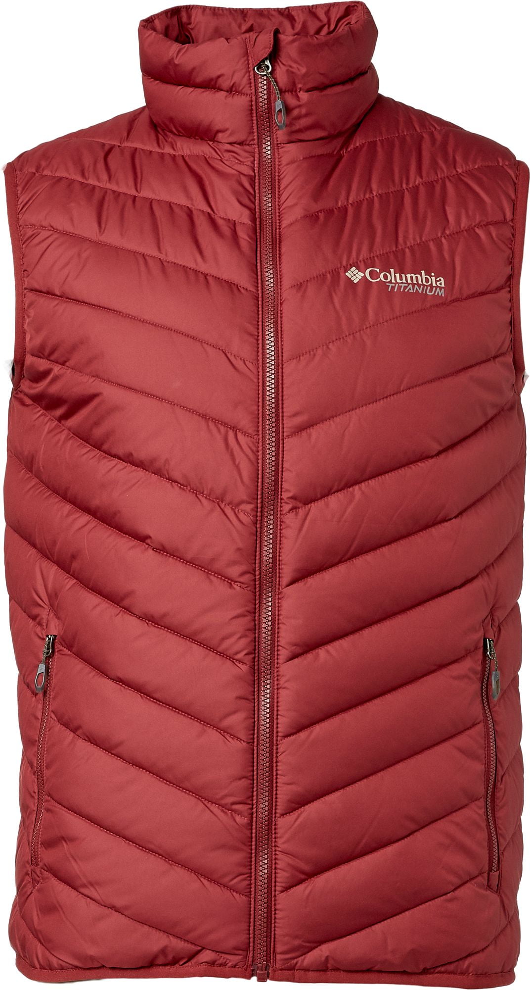 red columbia vest