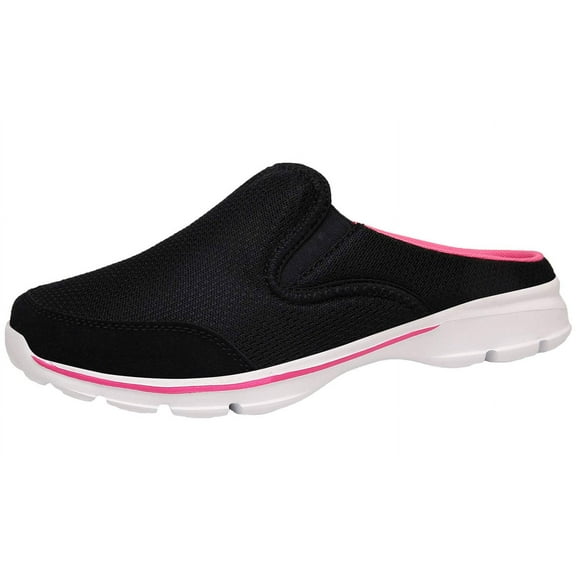 Womens Mens Slip-on Mules House Slippers Shoes Comfortable Casual Indoor Outdoor Slippers Clogs Non Slip(Grey, 9 Men/10.5 Women)